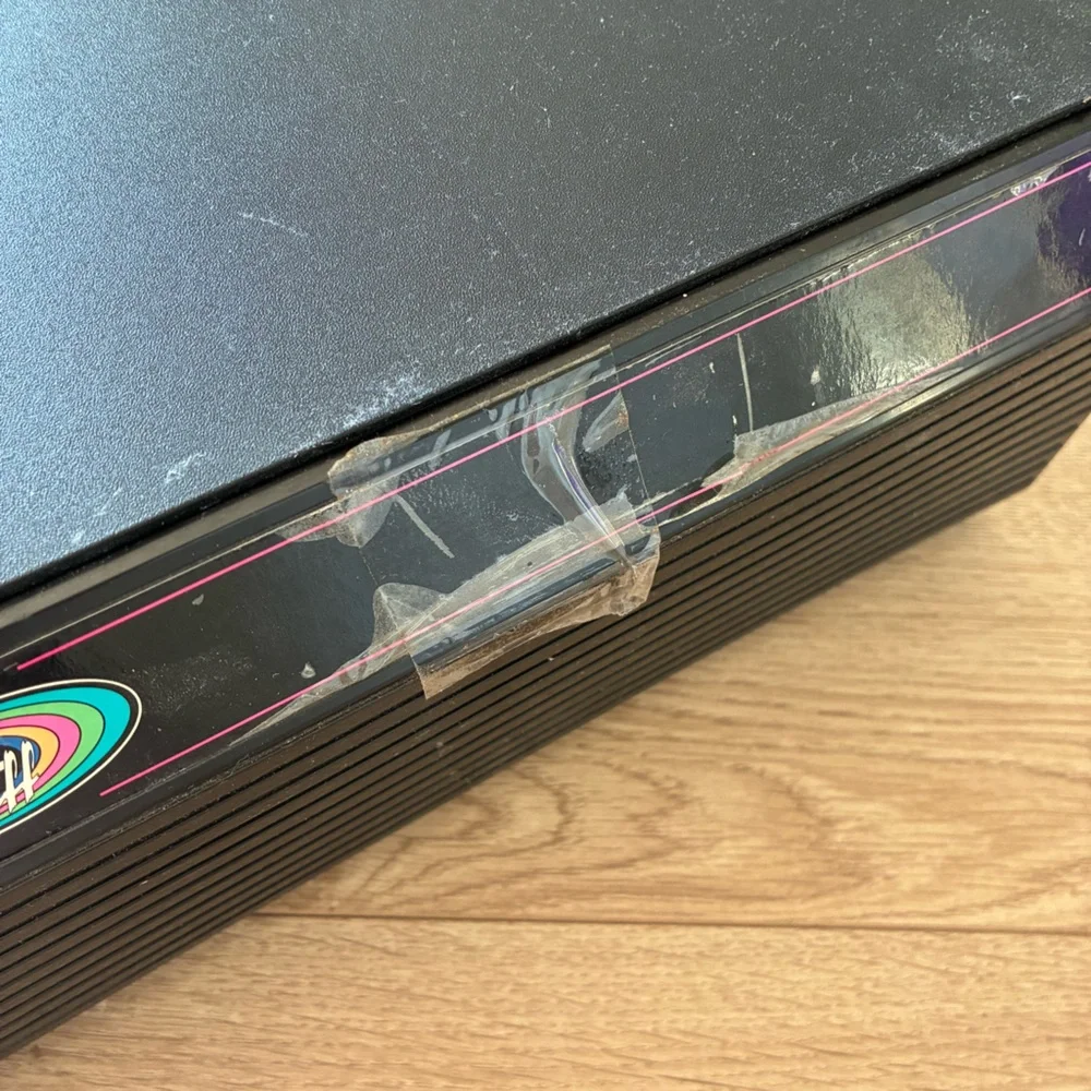 Vintage PlayStation Video Game Storage Cabinet Organizer Drawer